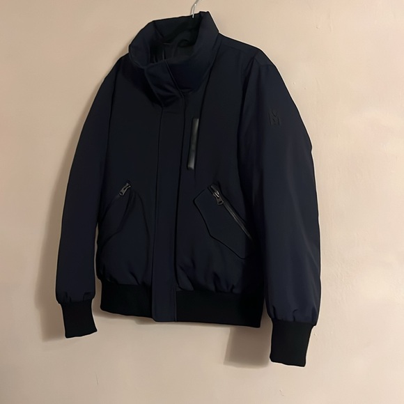 Mackage men’s Dixon NFR down filled fur puffer jacket bomber coat NEW - Picture 2 of 8